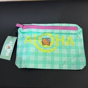 ALOHA Collection Hawaii Hello Kitty palaka Pouch DFS exclusive